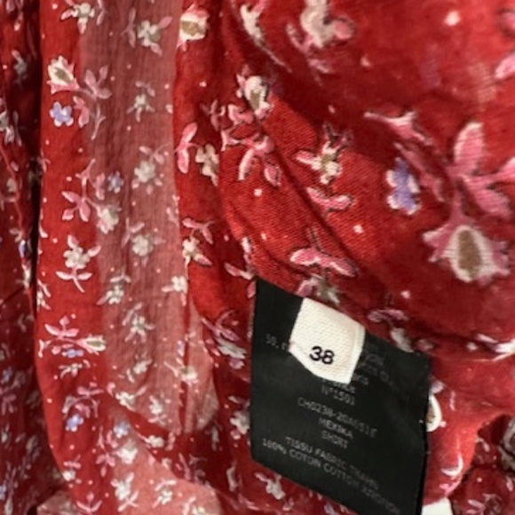 Isabel Marant red/pattern blouse - Picture 4 of 5